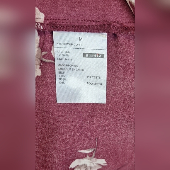 Elodie size M floral blouse - Picture 6 of 6